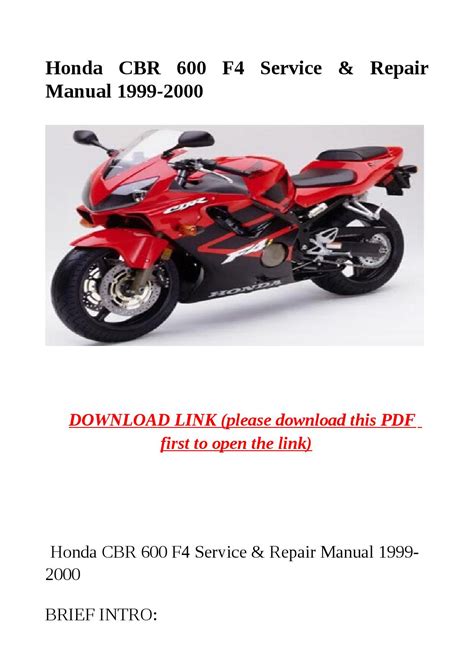 cbr 600 f4i service manual.